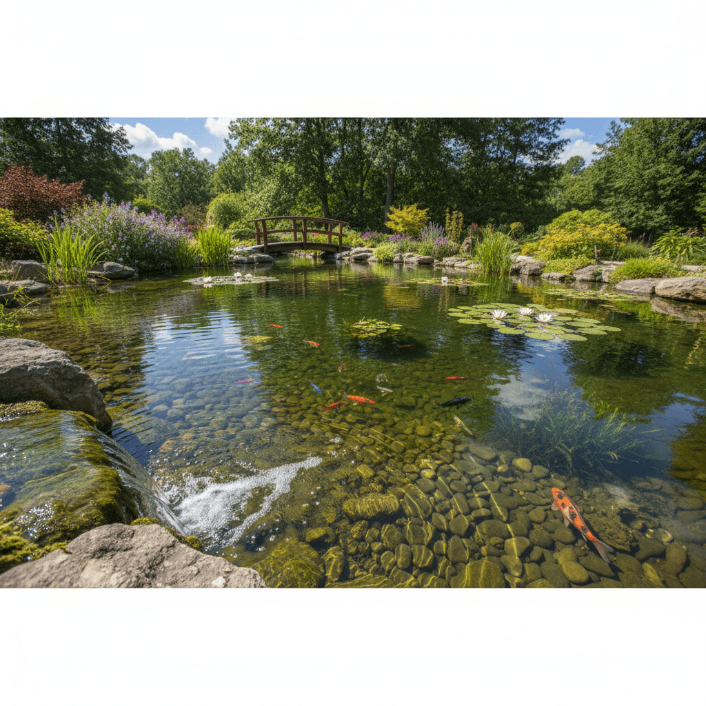Klares Wasser im Gartenteich: Ein umfassender Leitfaden zur Algenbekämpfung