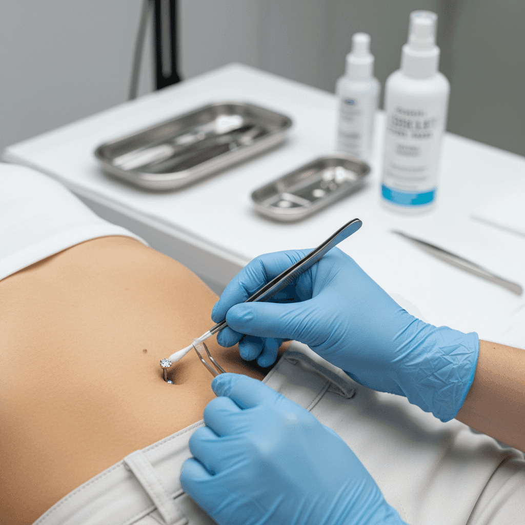 Bauchnabelpiercing selber stechen: Eine detaillierte Anleitung