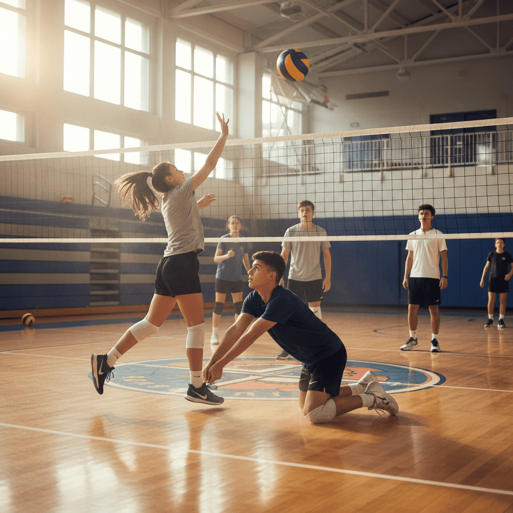 Der Weg ins Schulteam: So überzeugst du beim Volleyball-Tryout