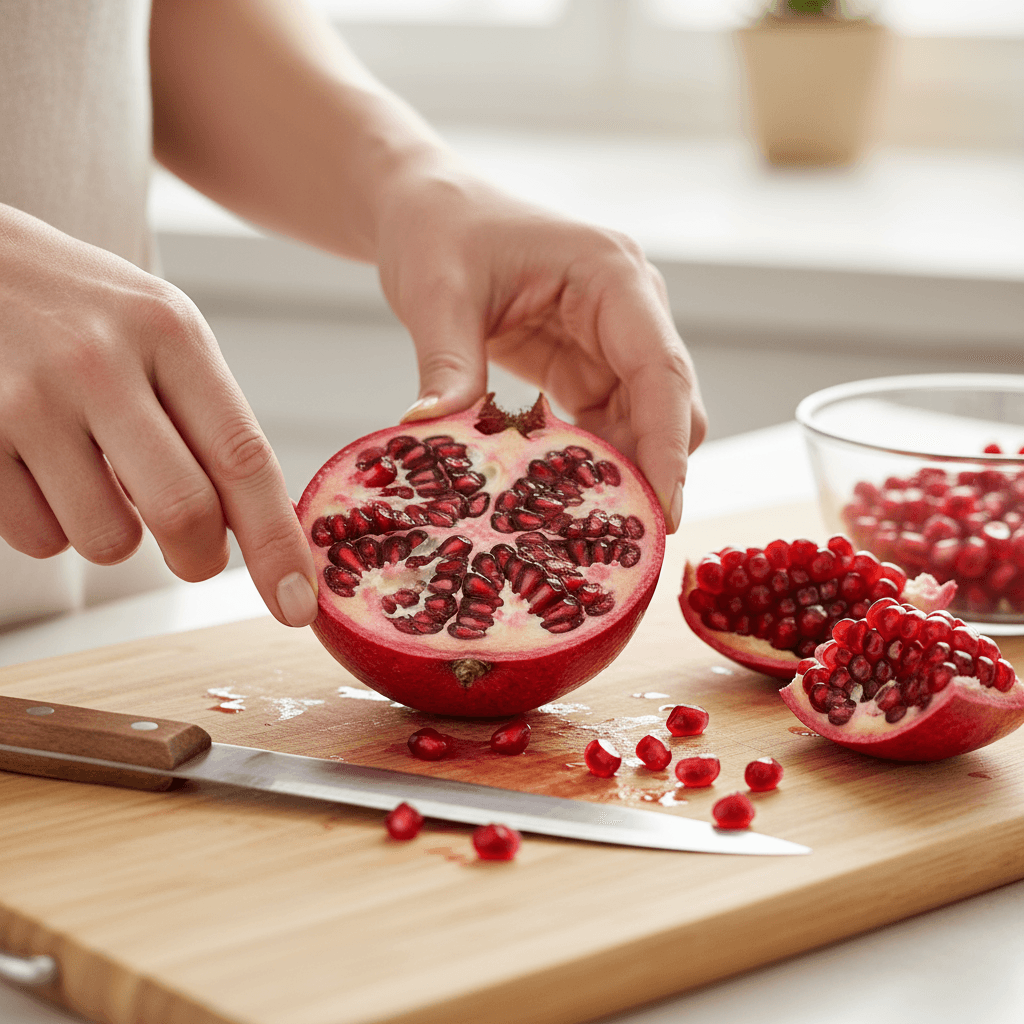 Der Granatapfel: Eine Anleitung zum fachgerechten Öffnen und Entkernen