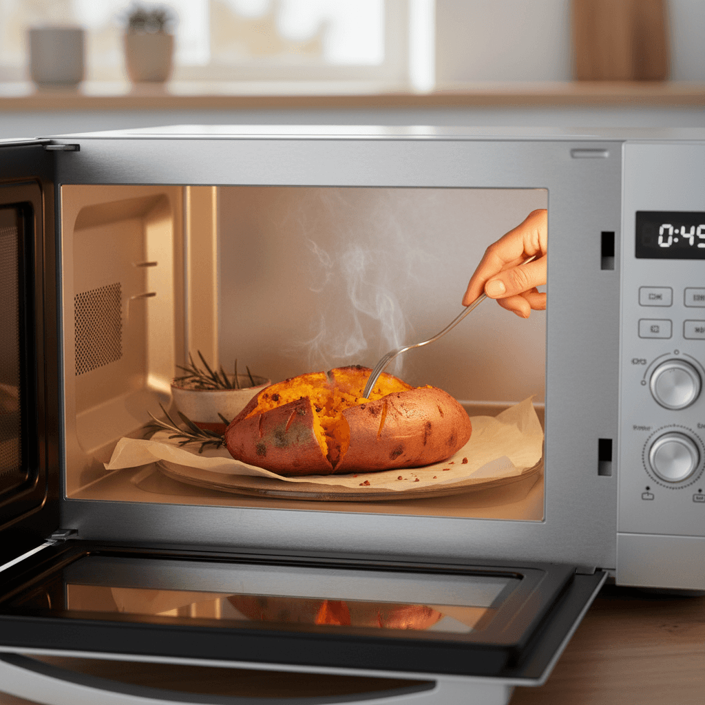 Die Perfekte Süßkartoffel aus der Mikrowelle: Schnell, Einfach und Lecker