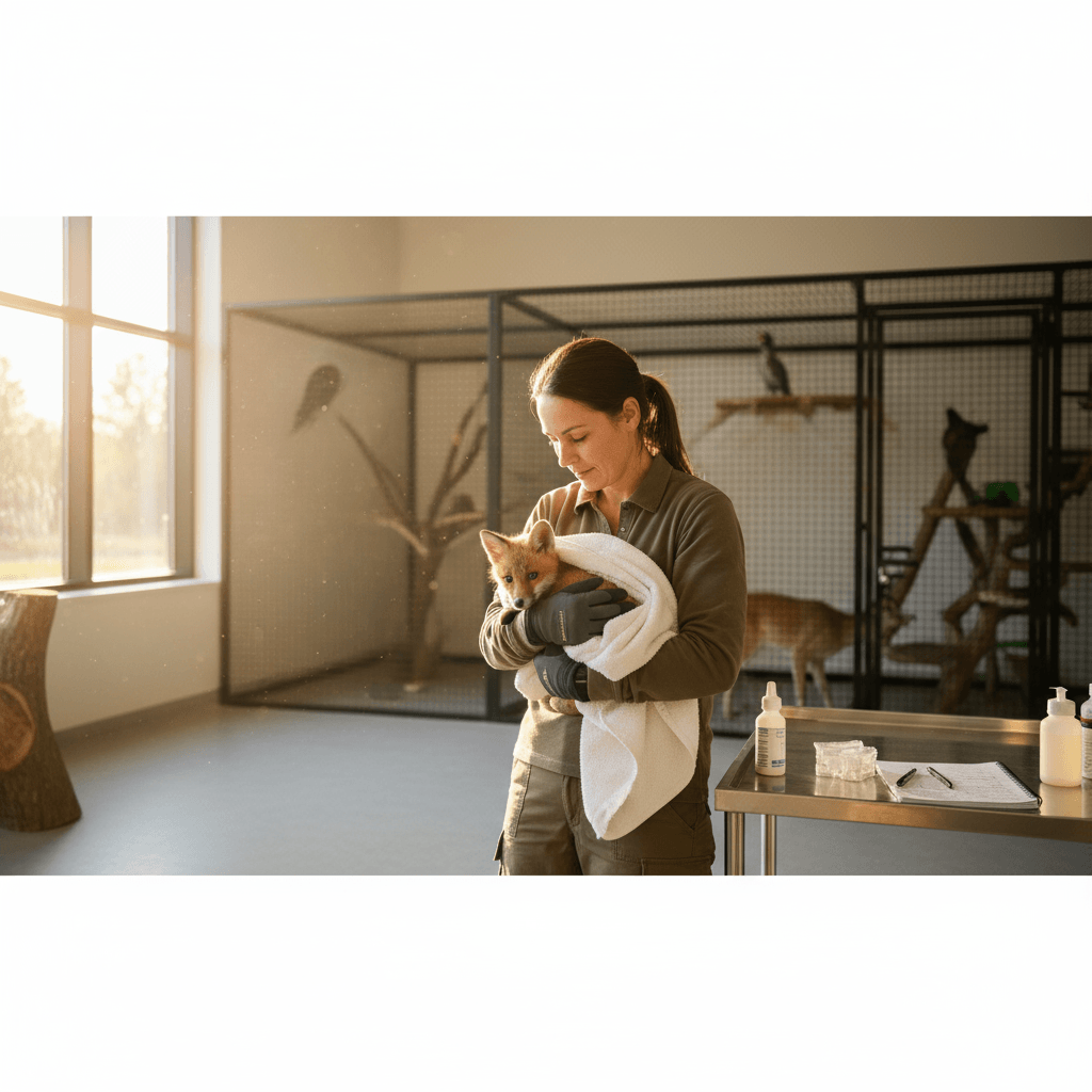 Der Weg zum Wildtierpfleger: Eine Berufung mit Herz und Verstand