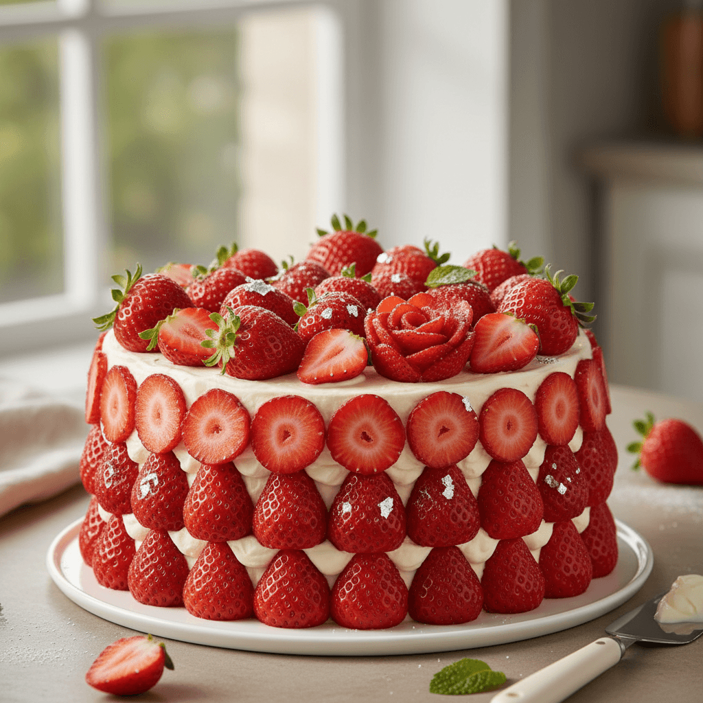 Tortenkunst mit Erdbeeren: Kreative Ideen und Techniken für die perfekte Dekoration