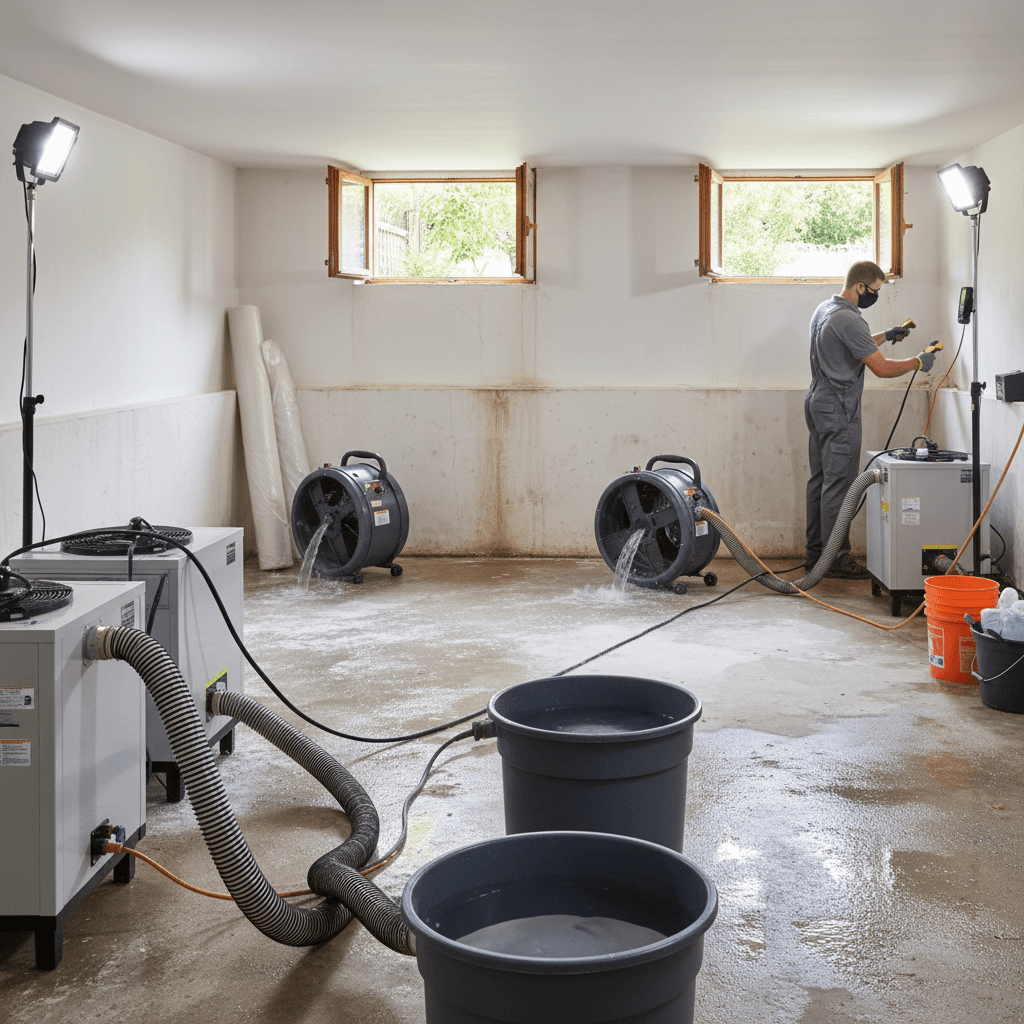 Keller nach einem Hochwasser trocknen: Eine Schritt-für-Schritt-Anleitung