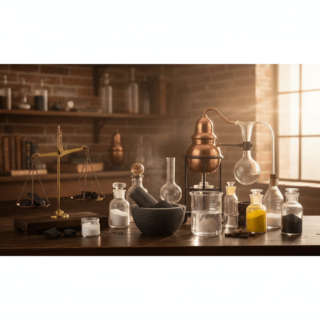 Die Herstellung von Schwarzpulver: Eine Historische und Chemische Betrachtung