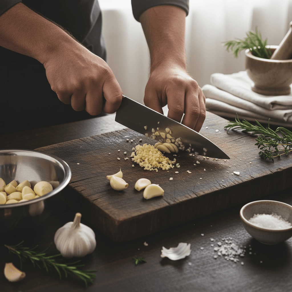 Knoblauch schneiden wie ein Profi: Eine detaillierte Anleitung