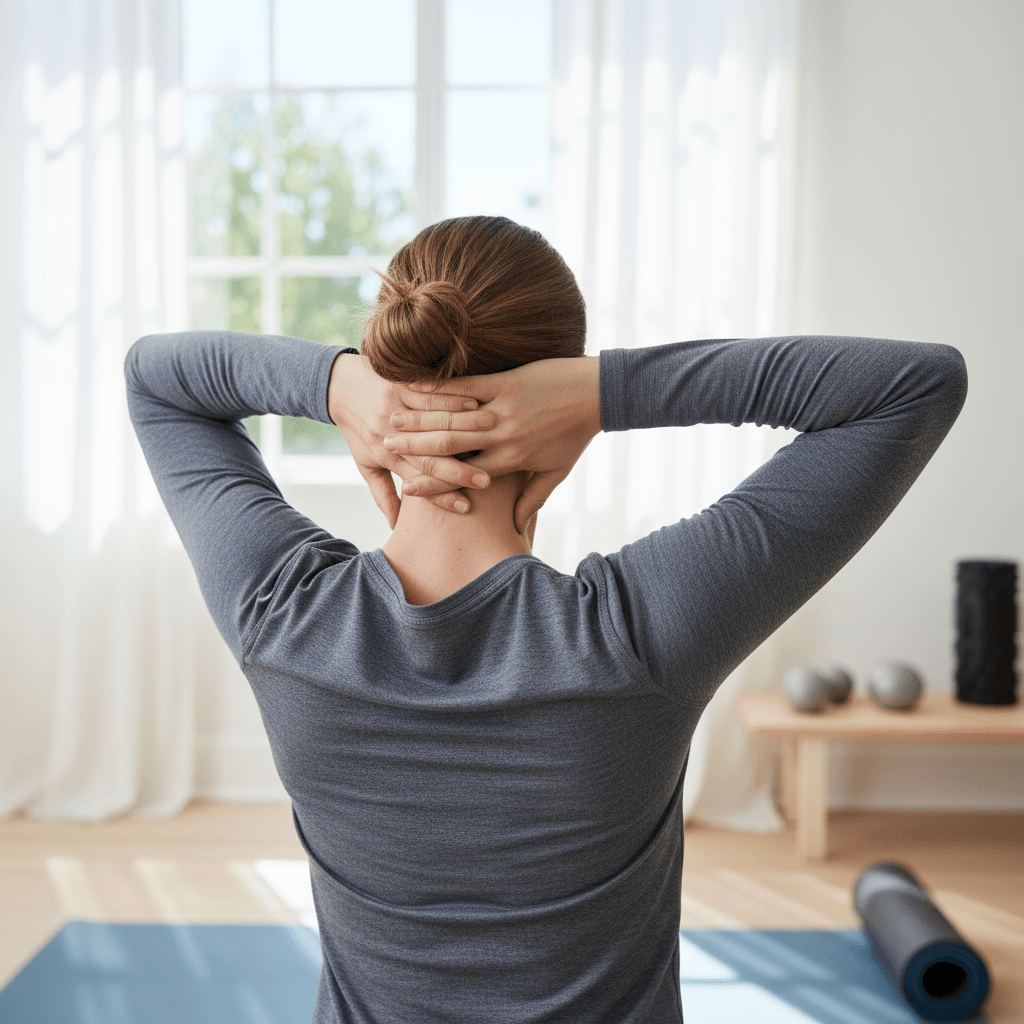 Eingeklemmter Nerv im Nacken: Soforthilfe und Übungen zur Linderung