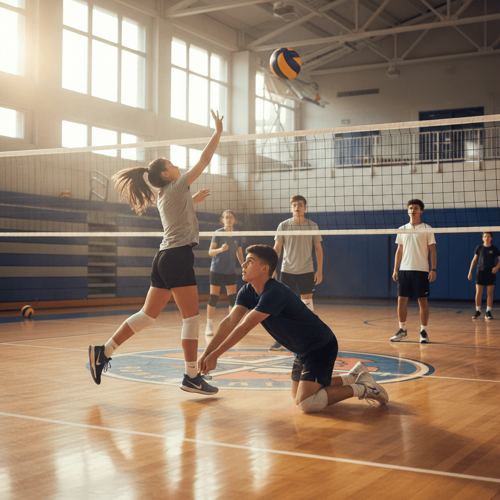 Der Weg ins Schulteam: So überzeugst du beim Volleyball-Tryout