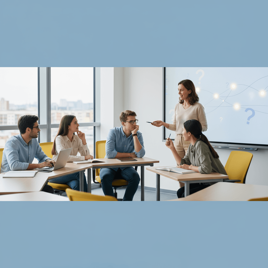 Die Kunst des Fragens: Wie man im Unterricht aktiv lernt und überzeugt