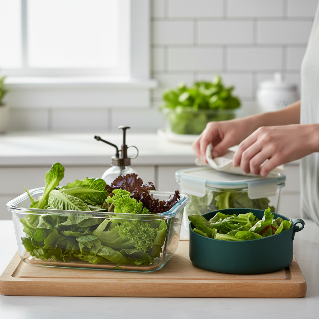 So bleibt Ihr Salat wochenlang frisch: Die besten Methoden zur Lagerung