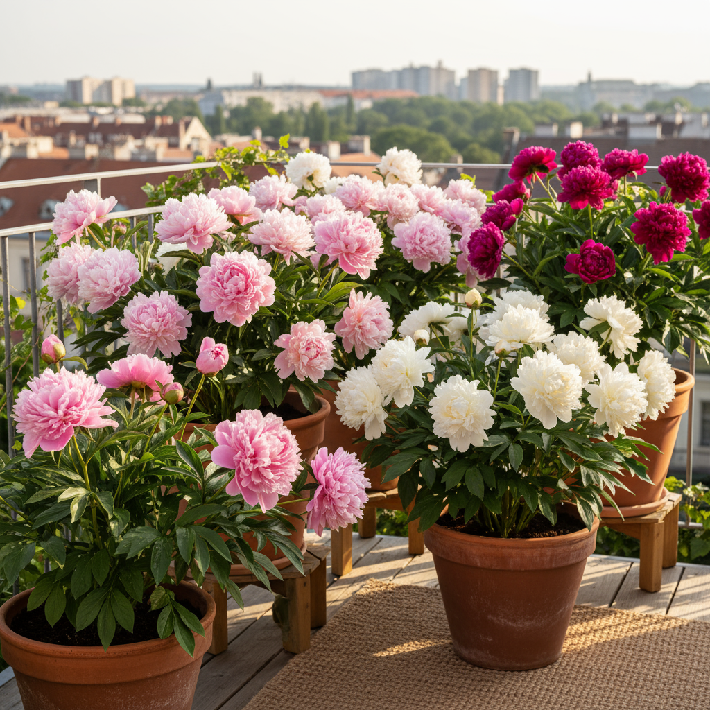 Pfingstrosen im Topf: Ein Leitfaden für prächtige Blüten auf Balkon und Terrasse