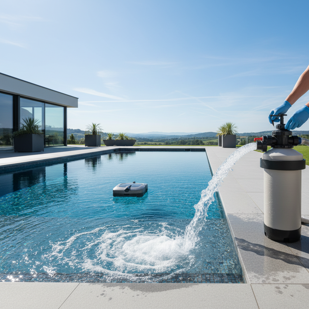 Die Richtige Poolpflege: So Saugen und Rückspülen Sie Ihren Pool wie ein Profi